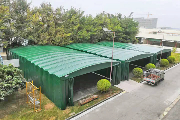 仓储物流推拉棚