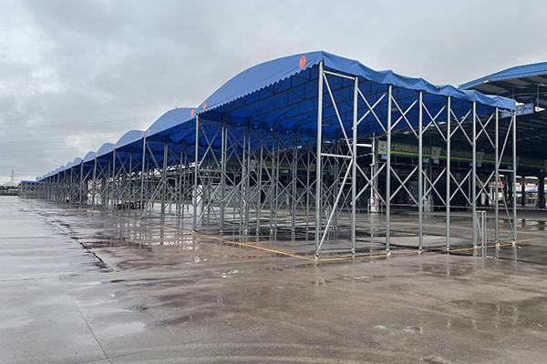 仓储物流推拉棚