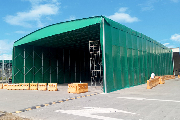 仓储物流推拉棚