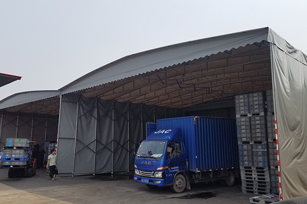 仓储物流推拉棚